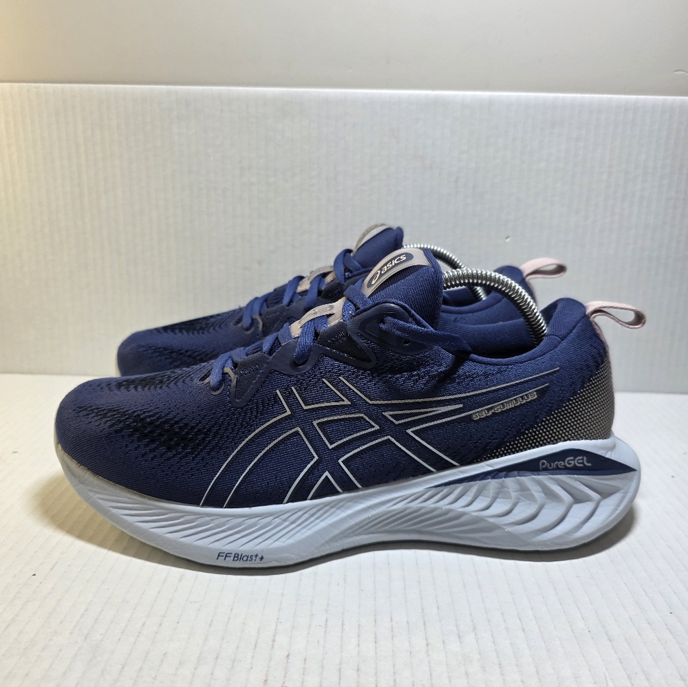 Asics Gel-Cumulus 25 Women’s Size 11 Blue/white Running Shoes 1012B441 - Picture 1 of 9